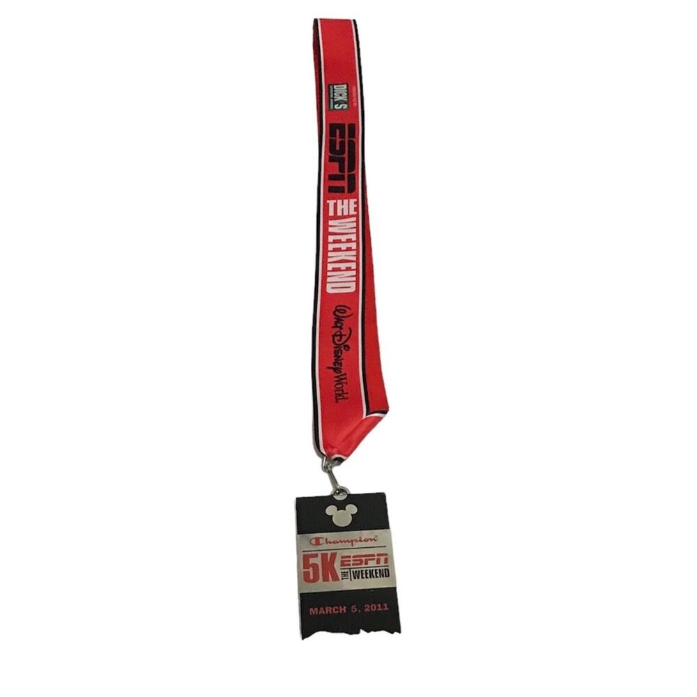 Run Disney ESPN the Weekend 5K medal from 2011